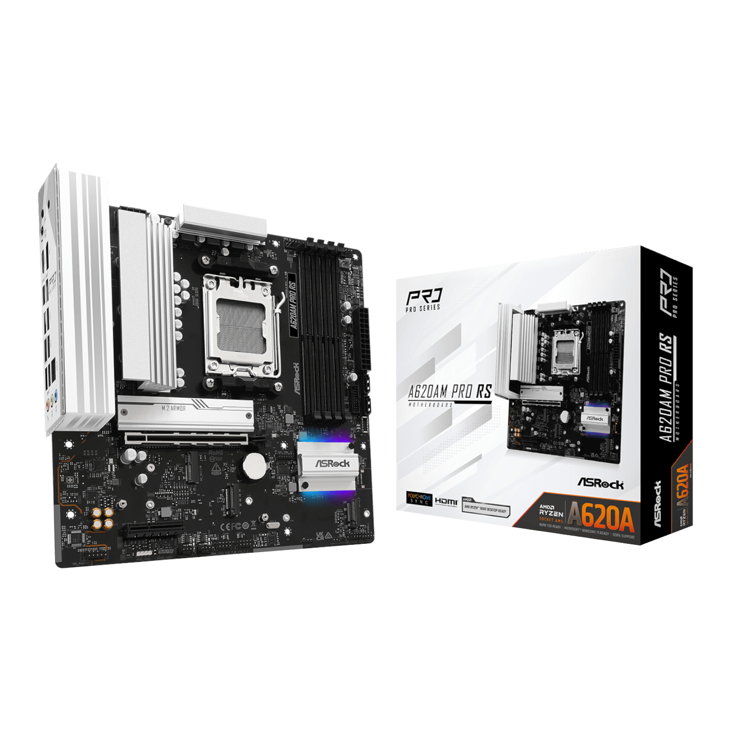 ASRock A620AM Pro RS AM5 AMD Motherboard