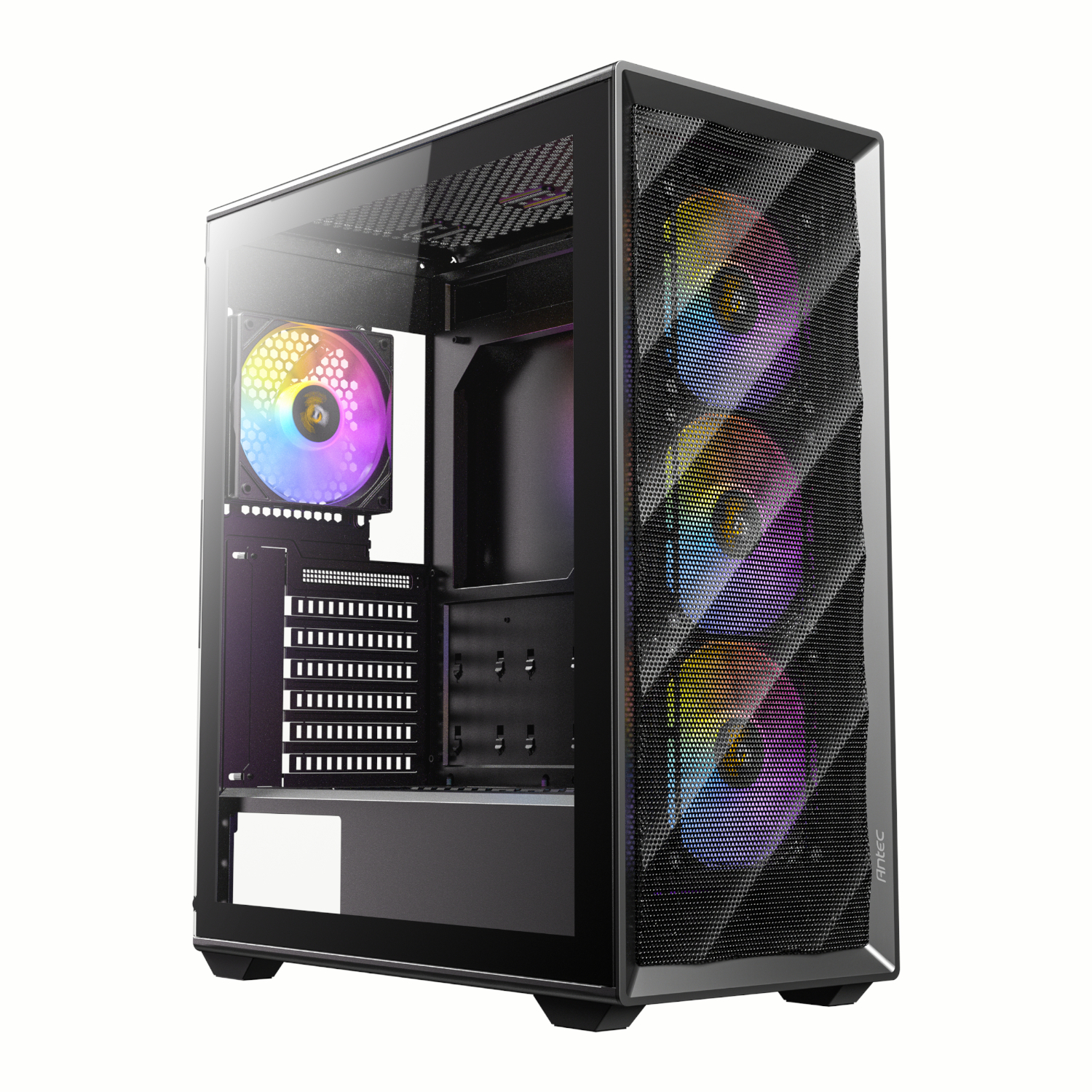 Antec AX85 ATX | Micro-ATX | ITX ARGB Mid-Tower Gaming Chassis - Black