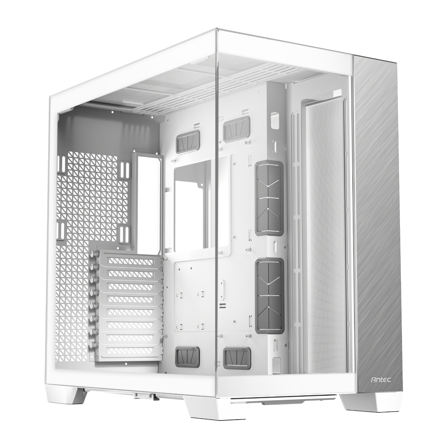Antec C8 Aluminium E-ATX | ATX | Micro-ATX | ITX Dual Chamber Gaming Chassis - White
