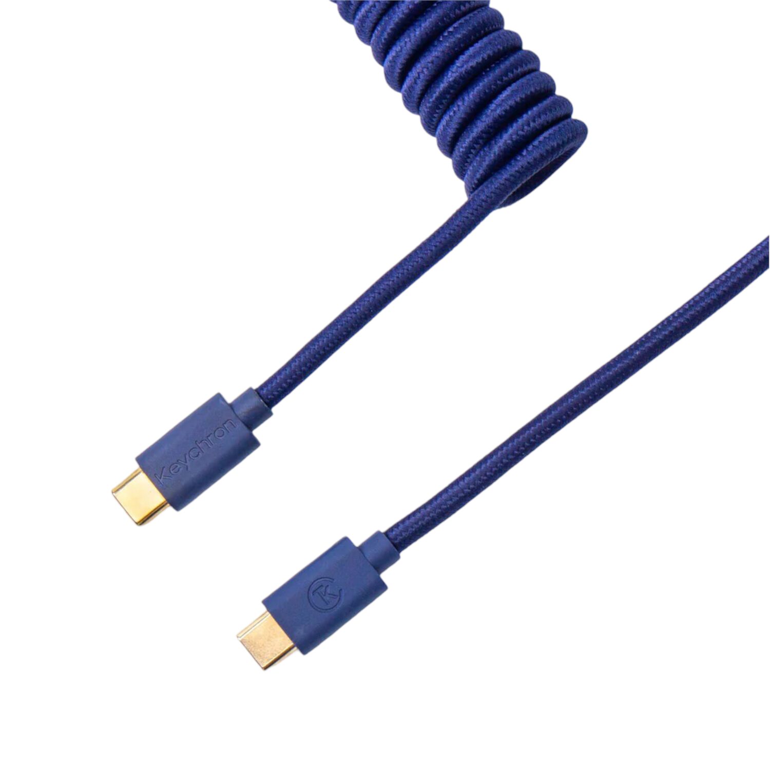 Keychron Coiled Aviator Cable - Blue