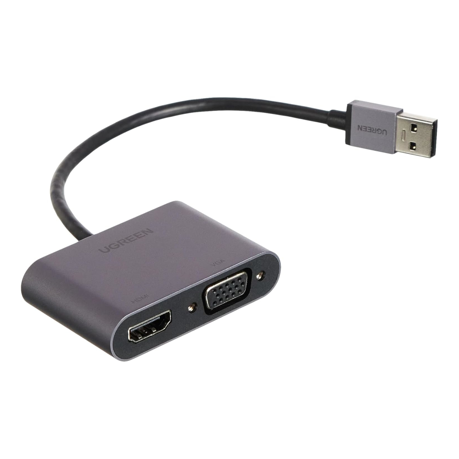 UGREEN USB to HDMI + VGA simultaneous display 1080P