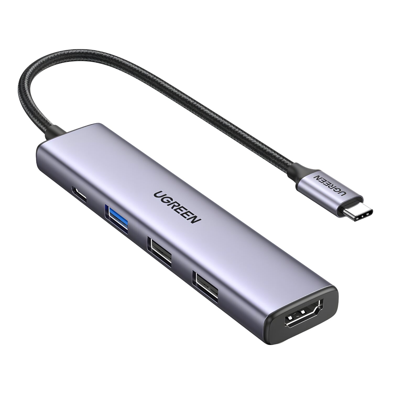 UGREEN USB-C To HDMI + 1xUSB3.0 A + 2xUSB2.0 A + PD Power Hub
