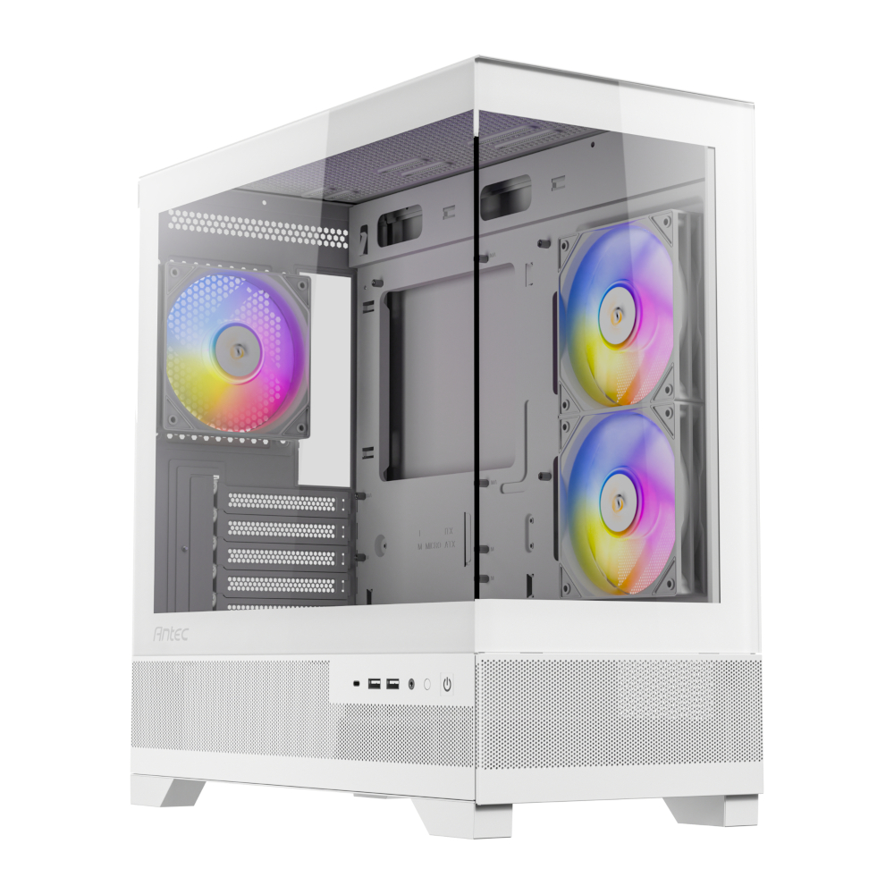Antec CX500M Micro-ATX | ITX ARGB Mini-Tower Gaming Chassis Type-C - White