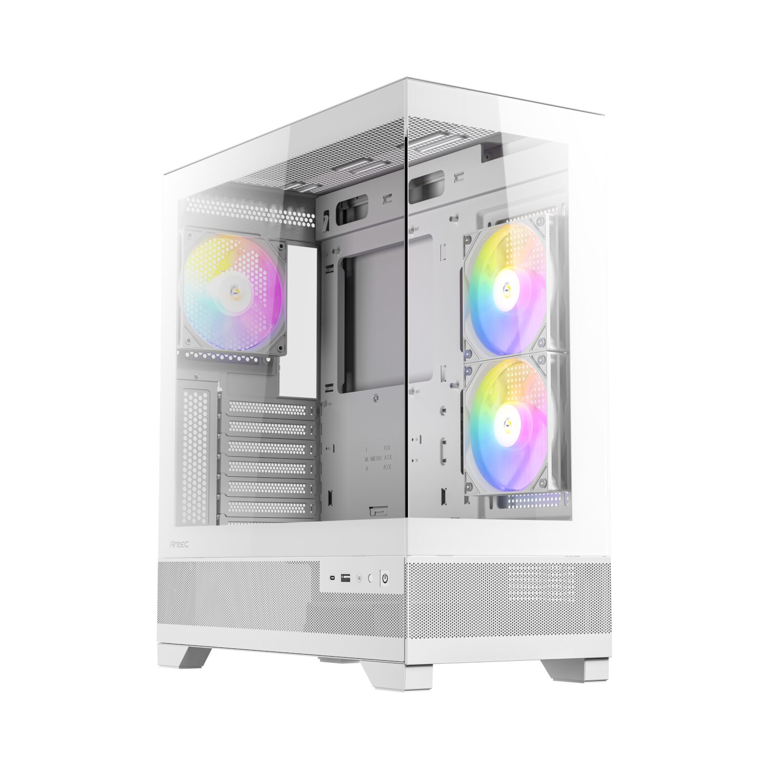 Antec CX700 ARGB ATX | Micro-ATX | ITX ARGB Mid-Tower Gaming Chassis Type-C - White