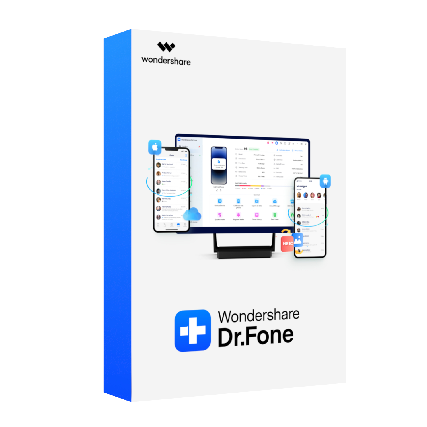 Wondershare Dr.Fone - Full Toolkit for Windows Annual Plan, for Unlimited devices and 1 PC
