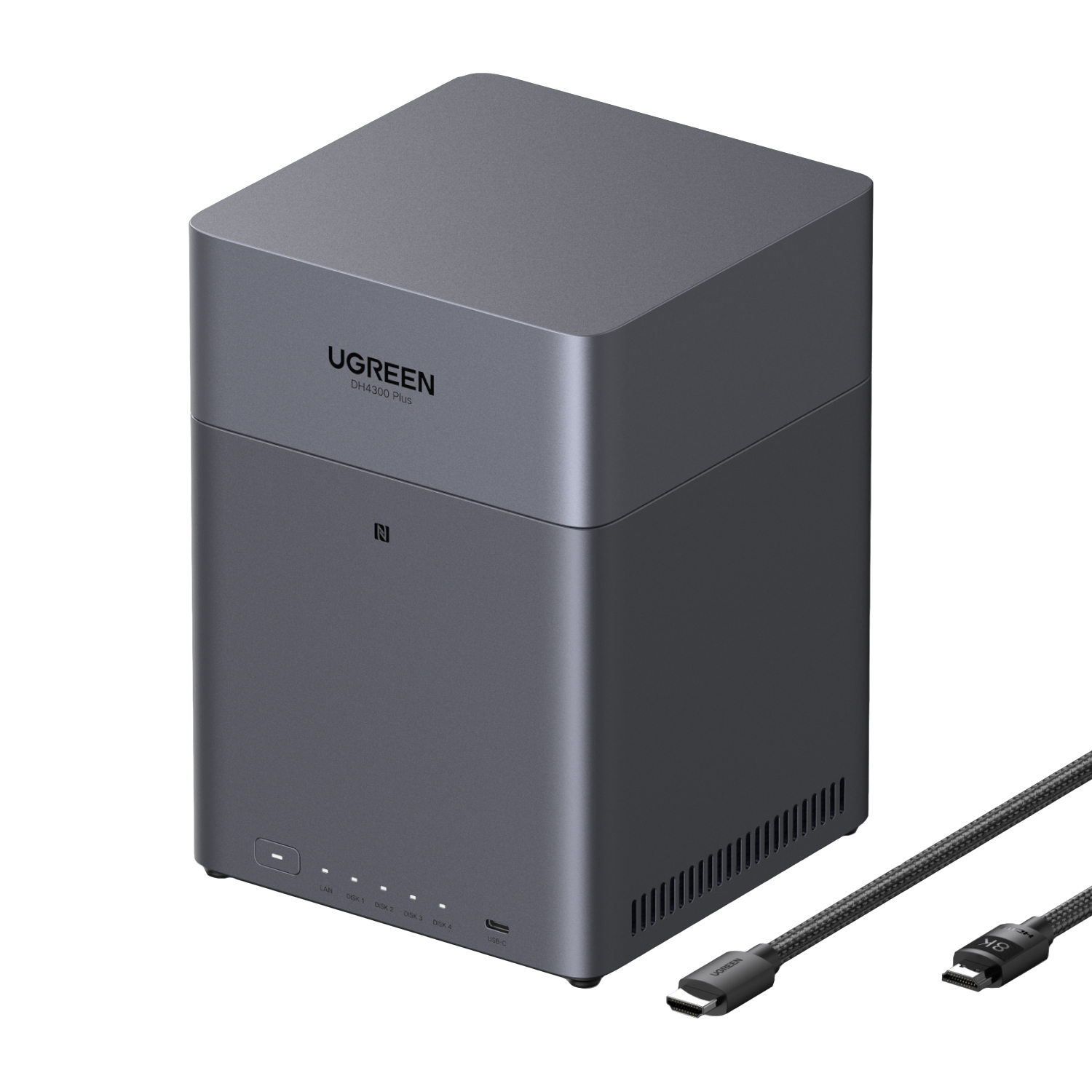 UGREEN NAS DH4300 Plus 4 Bay 2.5GbE 8GB LPDDR4