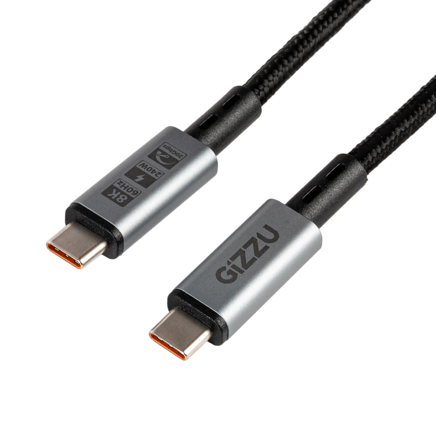 Gizzu Type-C 3.2 to Type-C 20Gbps 240W Cable 1M Poly