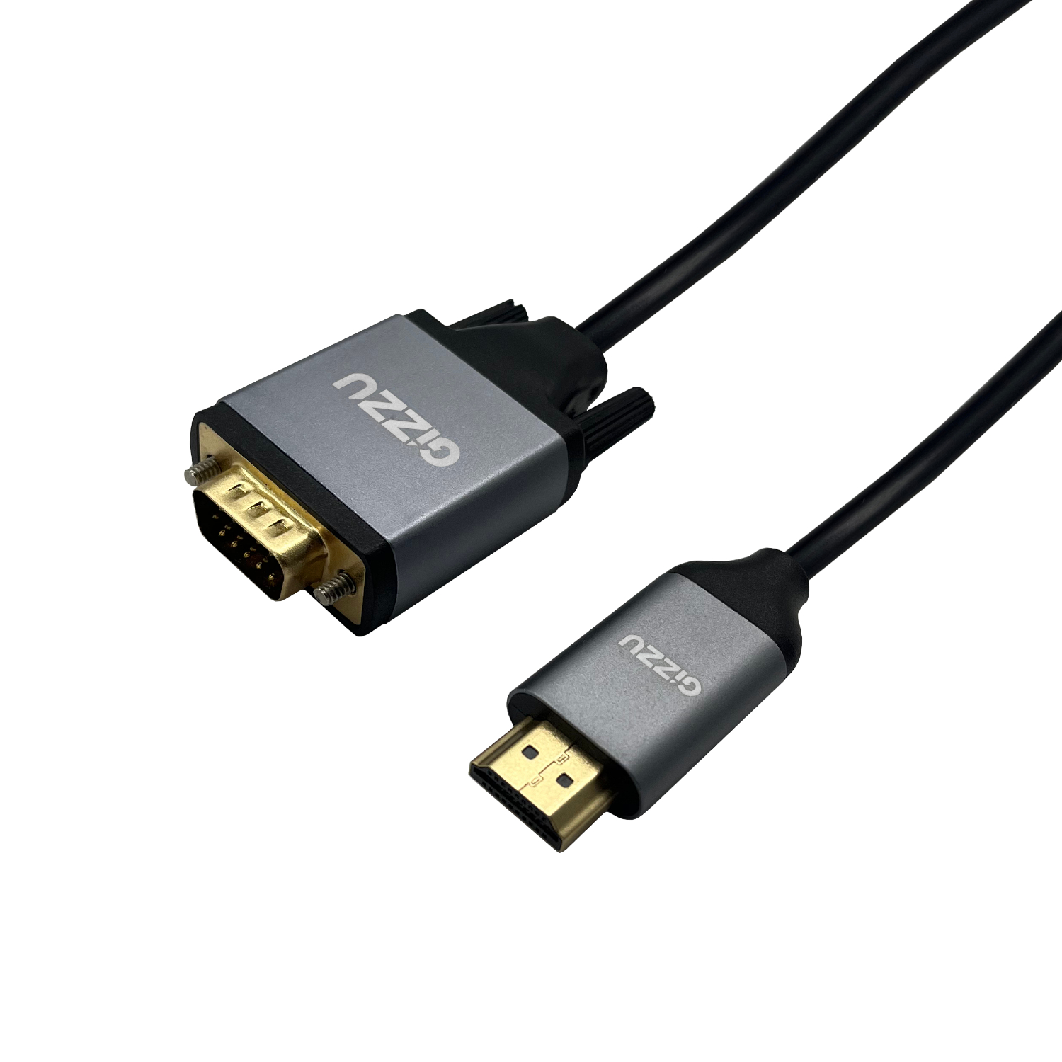Gizzu 4K HDMI to VGA Cable 1.8m Poly