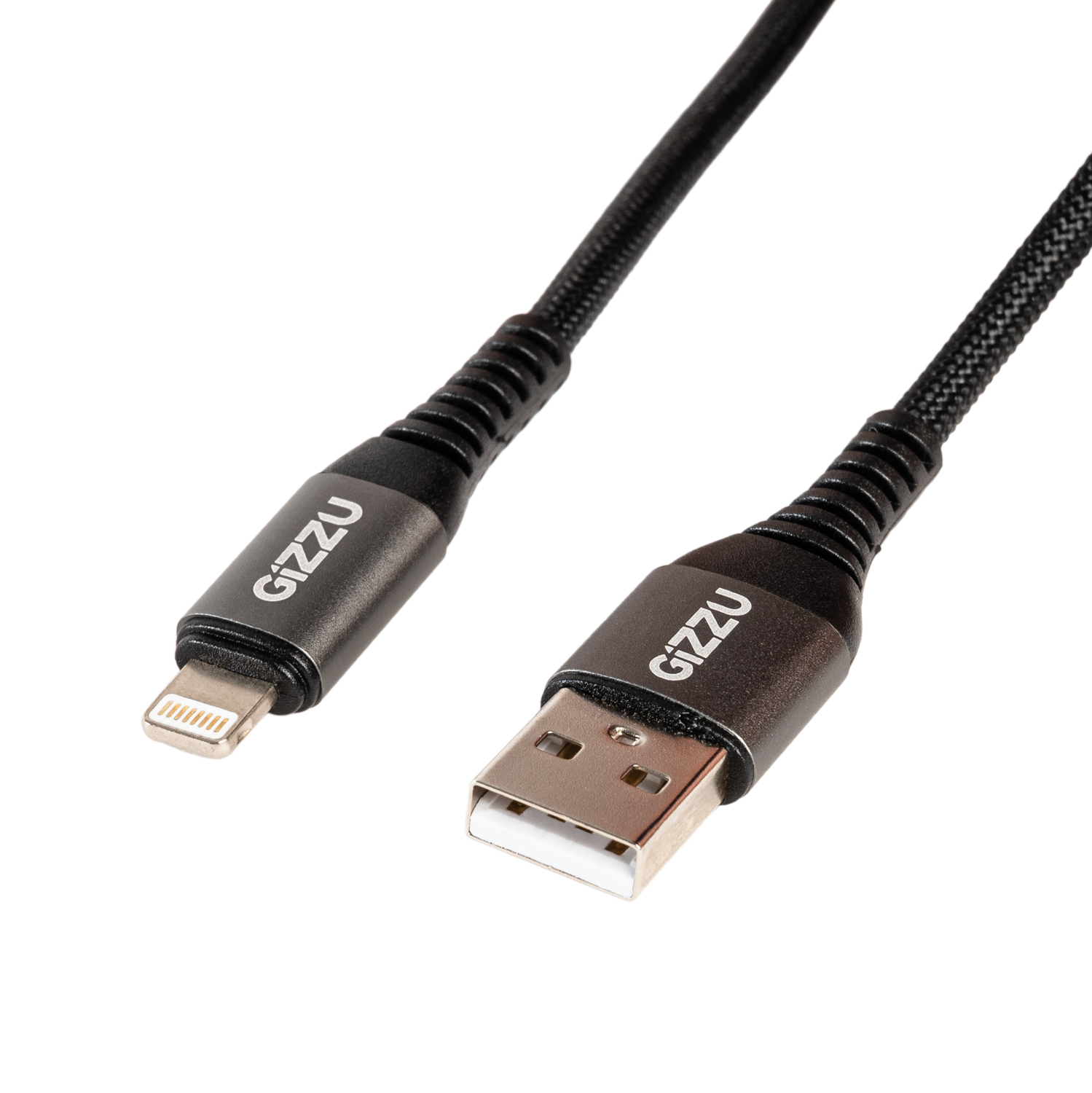 Gizzu USB-A to Lightning 12W Cable 2M Poly