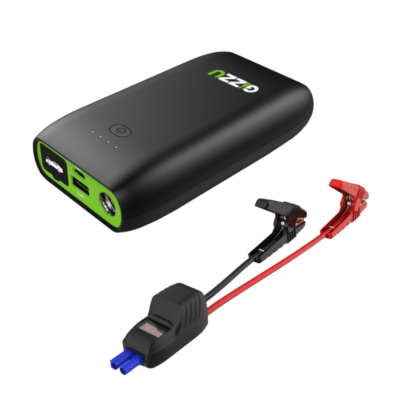 Gizzu 1000A Jump Starter 10400mAh - Black
