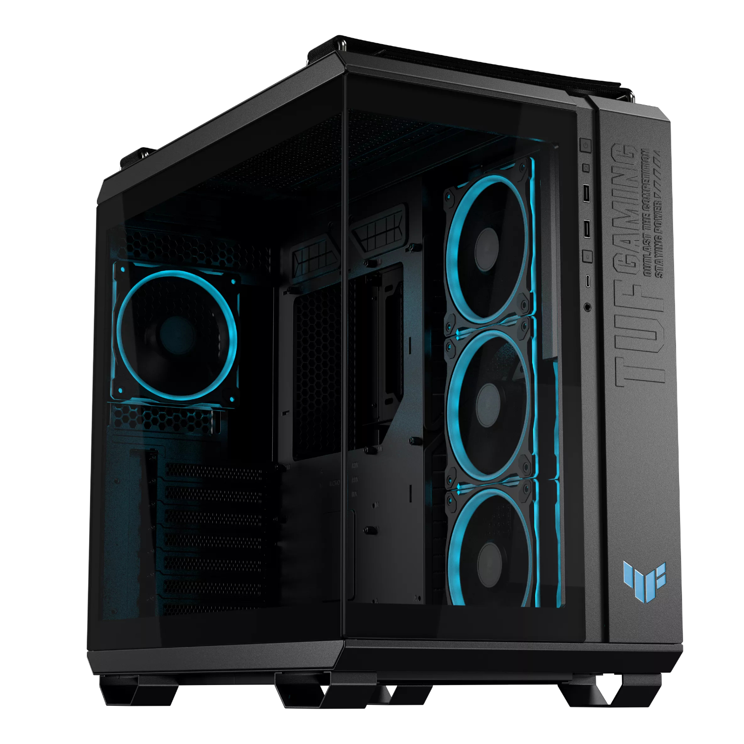 Asus TUF Gaming GT502 Horizon Mid Tower Chassis - Black