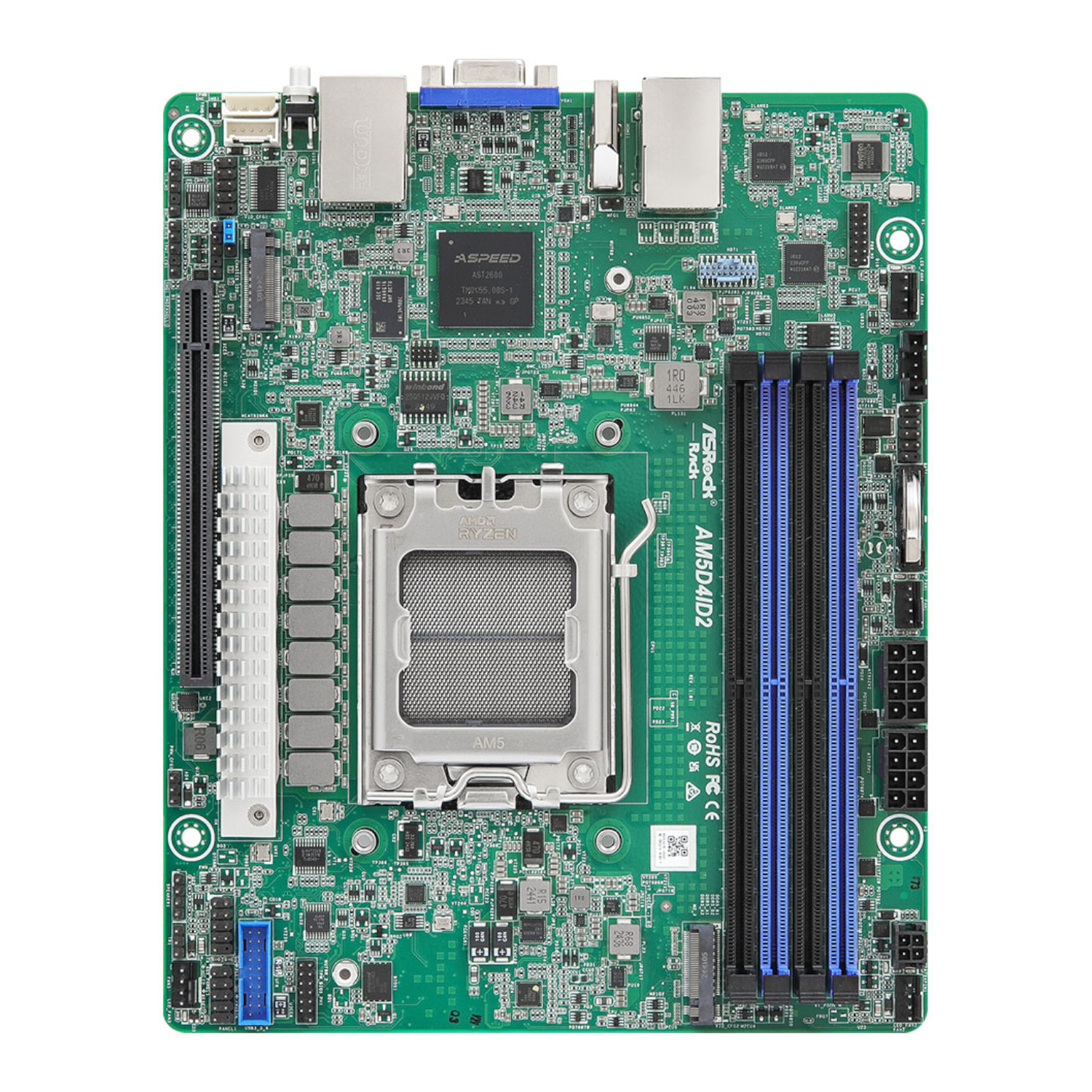 ASRock Deep mini-ITX AMD EPYC 4005/4004 Server Motherboard