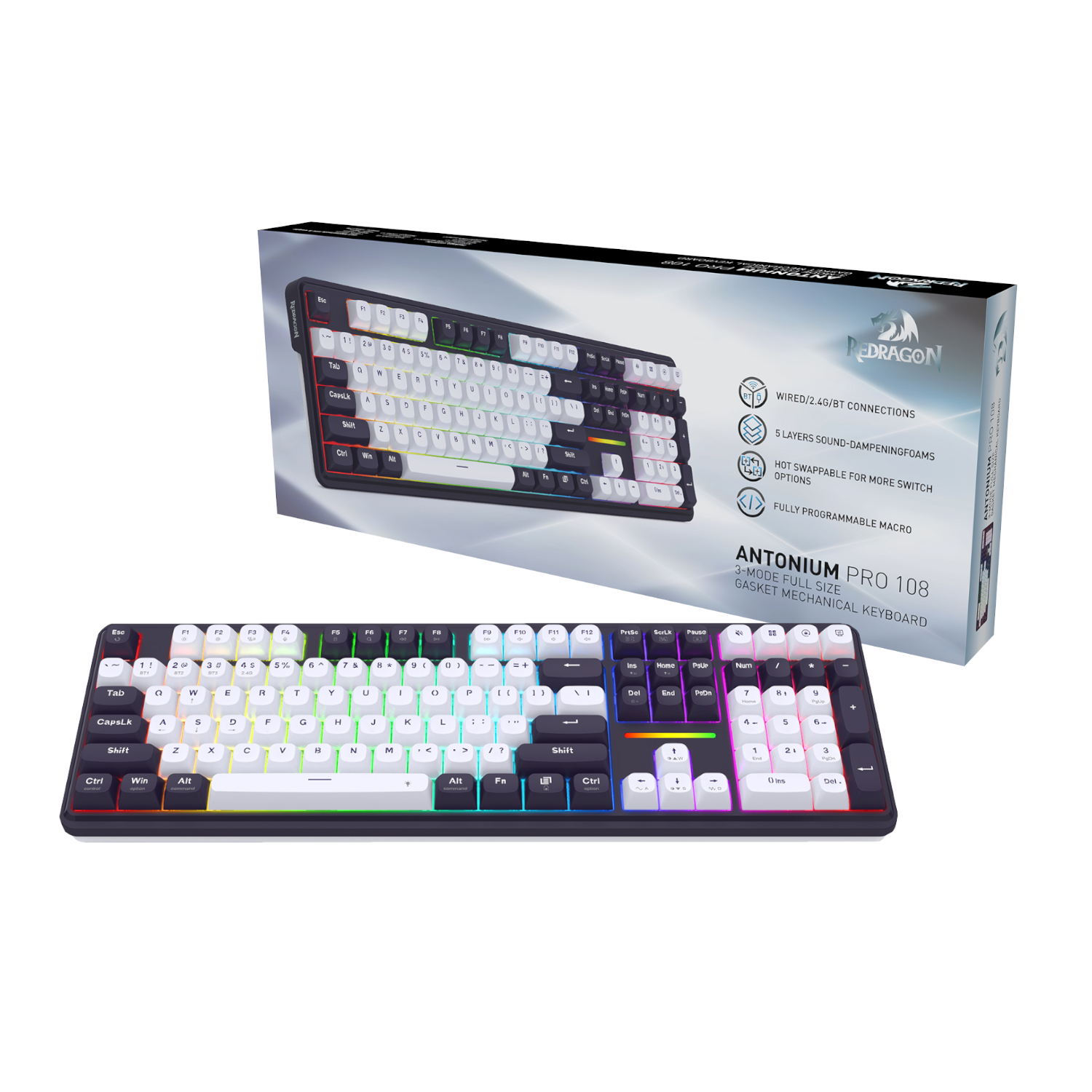 REDRAGON ANTONIUM PRO Wireless Mechanical Gaming Keyboard