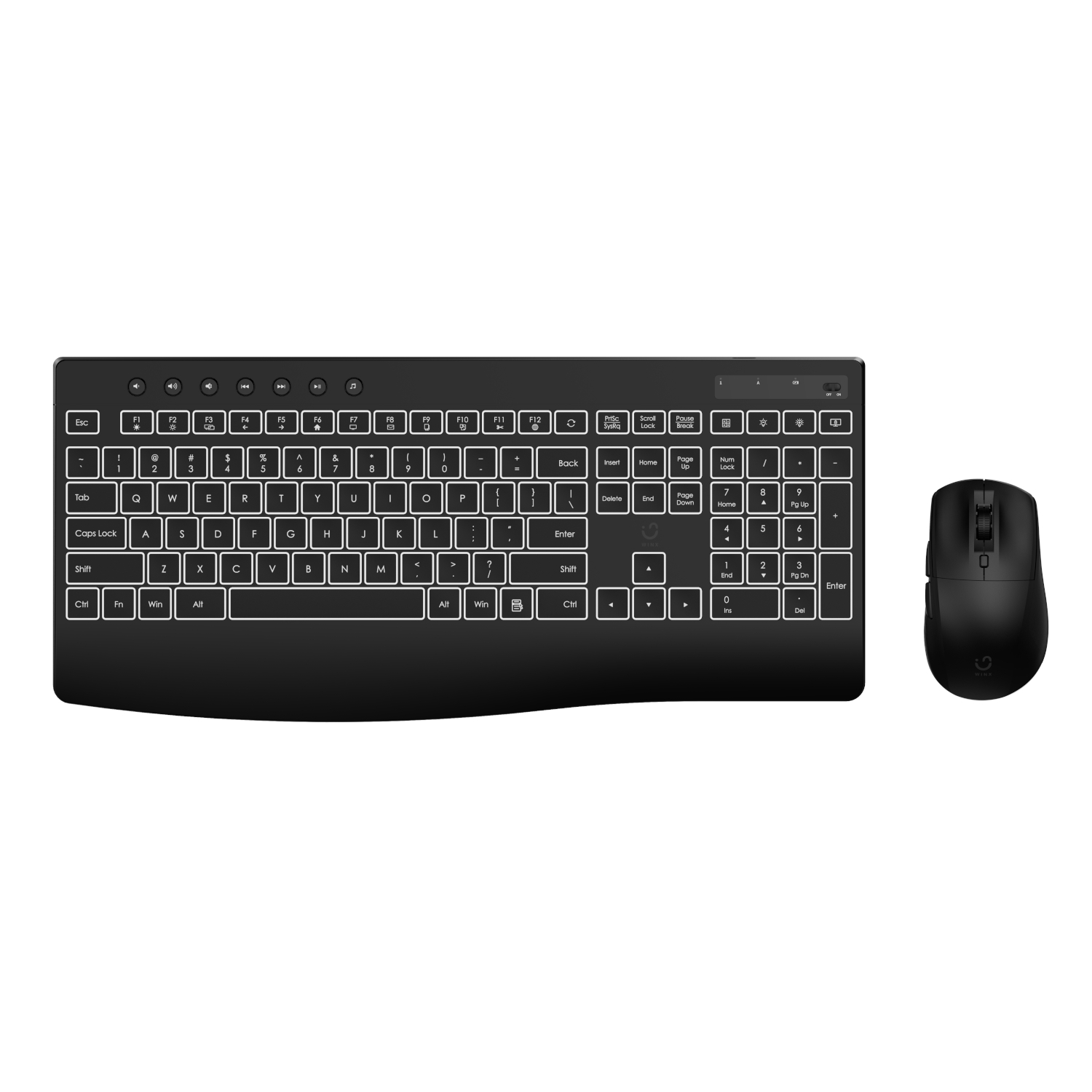 WINX DO Lit Wired Keyboard and Mouse Combo