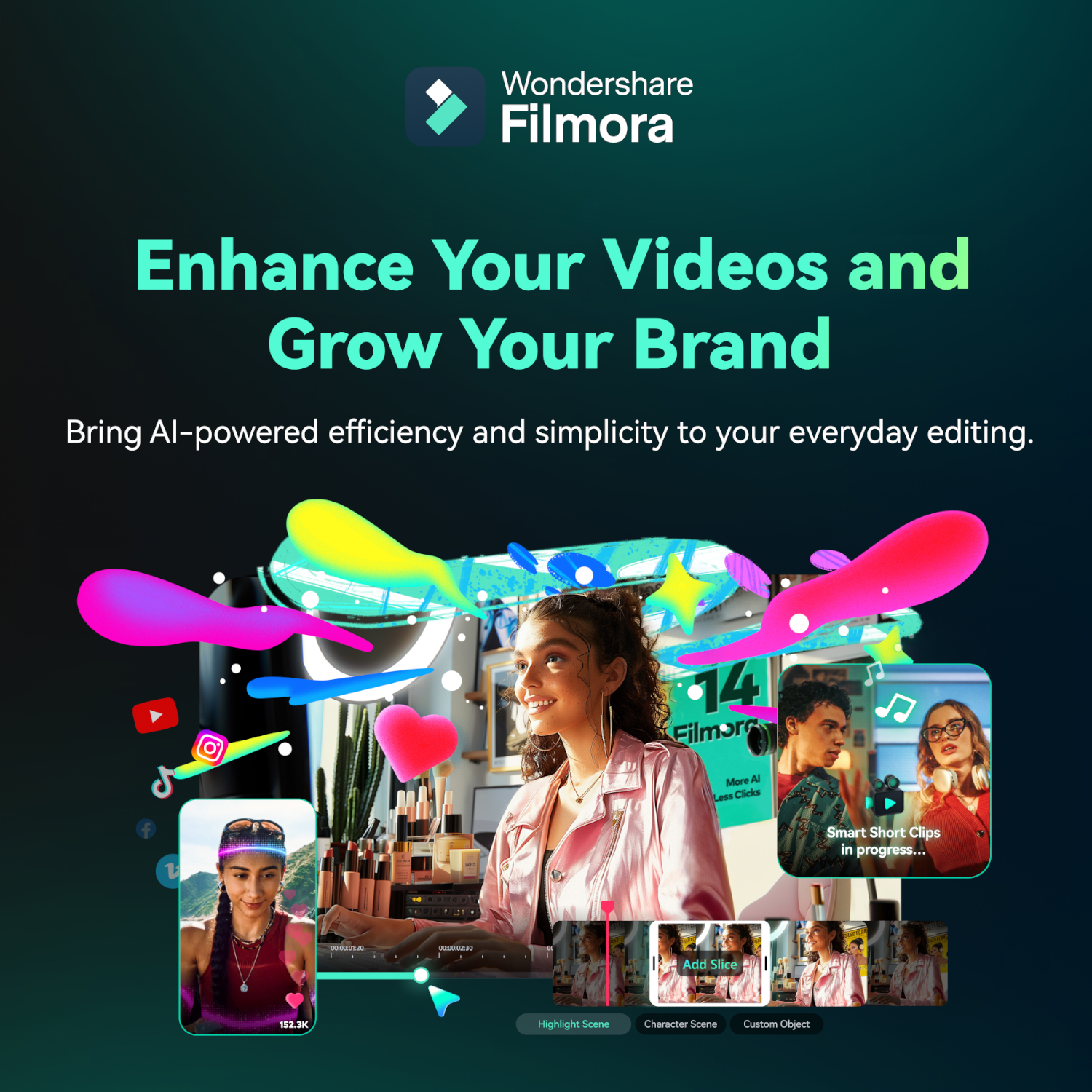 Wondershare Filmora AI Credits: 1500 Credits Pack, valid for 1 year