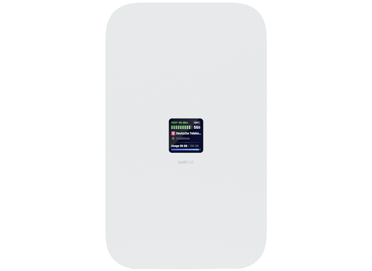 Ubiquiti UniFi 5G Max Modem with PoE input and 2.5Gbps Ethernet | U5G-Max