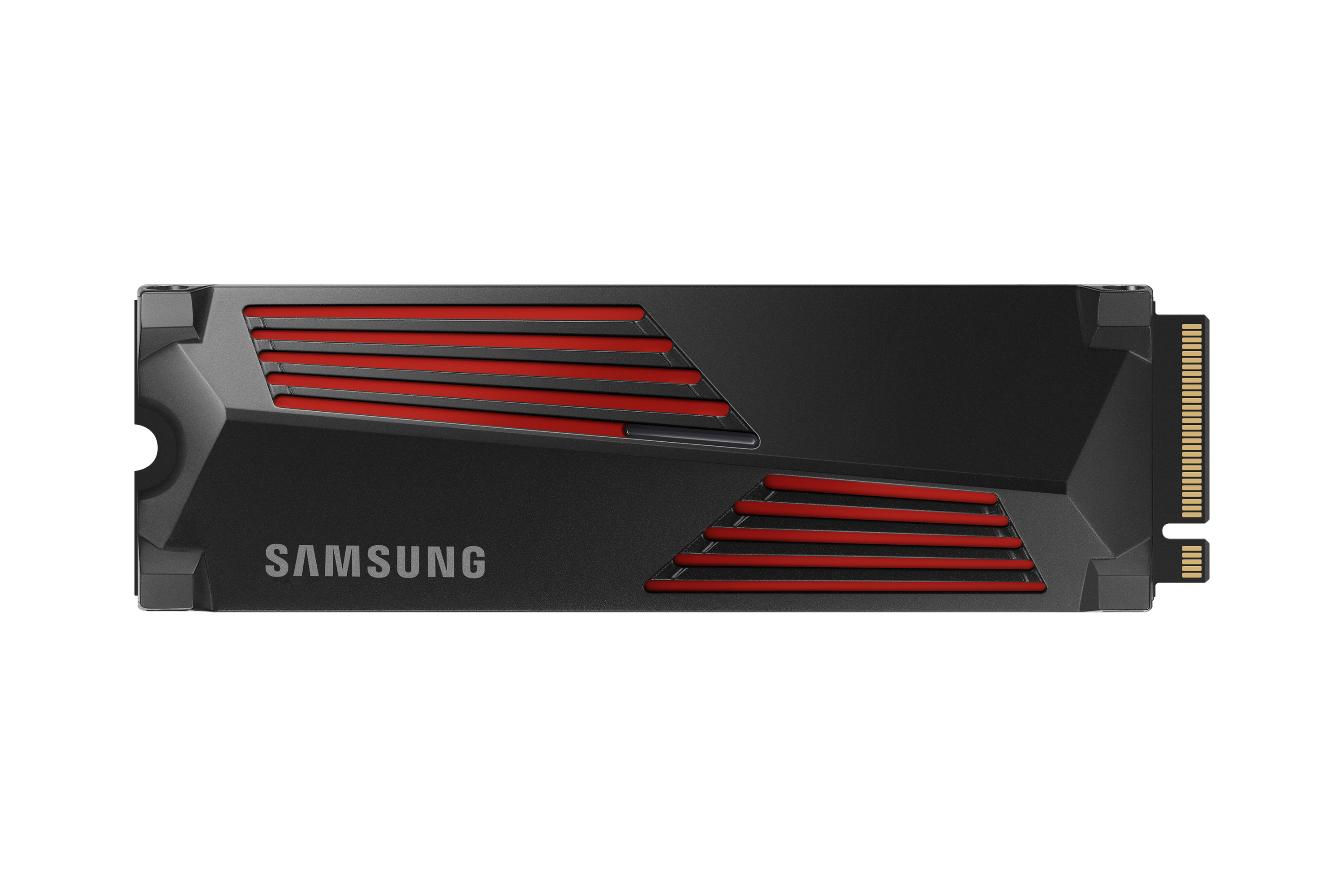SAMSUNG 990 PRO 2 TB NVMe SSD W/Heatsink - Read Speed up to 7450 MB/s  Write Speed to up 6900 MB/s  Random Read up to 1400000 IOPS  Random Write up to 1550000 IOPS/PCIe 4.0 x4  NVMe 2.0/ V-Nand 3bit MLC/ In-house controller/ 2GB Low Power DDR4  1200TBW