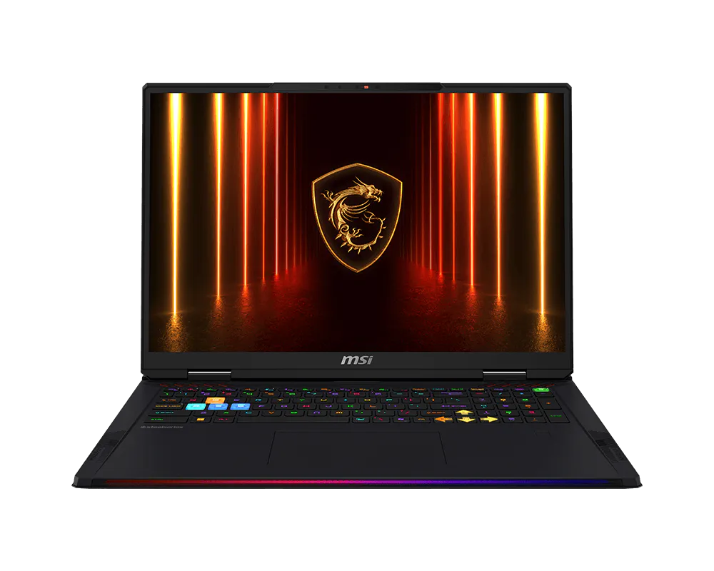 RAIDER 18 HX AI A2XWJG-264ZA / INTEL CORE ULTRA 9 285HX / DDR 5 64GB 6400MHz (2x 32GB) / 2TB NVME PCIE SSD (1x 2TB) / RTX 5090 GDDR7 24GB / 18" UHD+ (3840*2400) 120Hz MINILED / WINDOWS 11 HOME/ TITAN GAMING BACKPACK INCLUDED / CORE BLACK / 2 YEAR WARRANTY