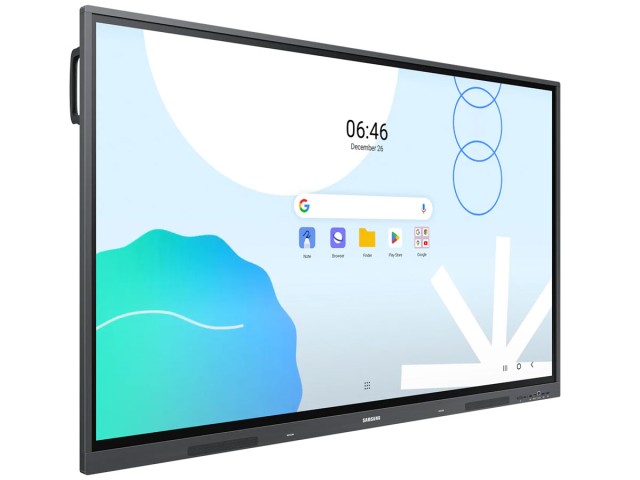 SAMSUNG 86" ANDROID NTERACTIVE WHITEBOARD WAD - 7 YEAR ONSITE WARRANTY - ANDROID INTERACTIVE WHITEBOARD  7 YEAR WARRANTY  3 840 X 2 160   60HZ  8MS RESPONSE TIME (G-TO-G)  400CD/M² BRIGHTNESS (TYP.)  1 200:1 CONTRAST RATIO  BUILT IN SPEAKER (15W X 2CH)  H
