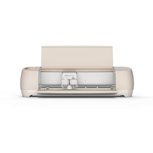 Cricut Explore 4/ Works with 100+ materials  including popular materials like vinyl  iron-on & cardstock/ Cuts intricate designs with precision/ Writes  draws  foils  scores & more/ Compatible with your home inkjet printer to print then cut full-color des
