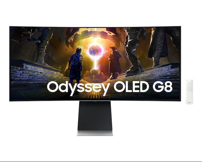 SAMSUNG 34" 21:9 / 3440 x 1440 / 1800R /Glare Free / OLED / 175Hz / GtG 0.03ms / FreeSync Premium Pro / G-Sync Compatible / HAS / Lighting