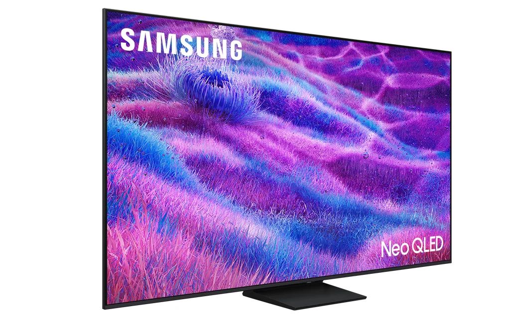 SAMSUNG 100" NEO QLED 4K TV  QUANTUM MATRIX TECHNOLOGY  NQ4 AI GEN2 PROCESSOR  HDR 10+ (SUPPORT)  SUPREME UHD DIMMING  MOTION XCELERATOR TURBO+  SMART TV (TIZEN OS)  ADAPTIVE SOUND PRO  AUTO GAME MODE  Q-SYMPHONY  OTS (OBJECT TRACKING SOUND)  SLIM LOOK DE