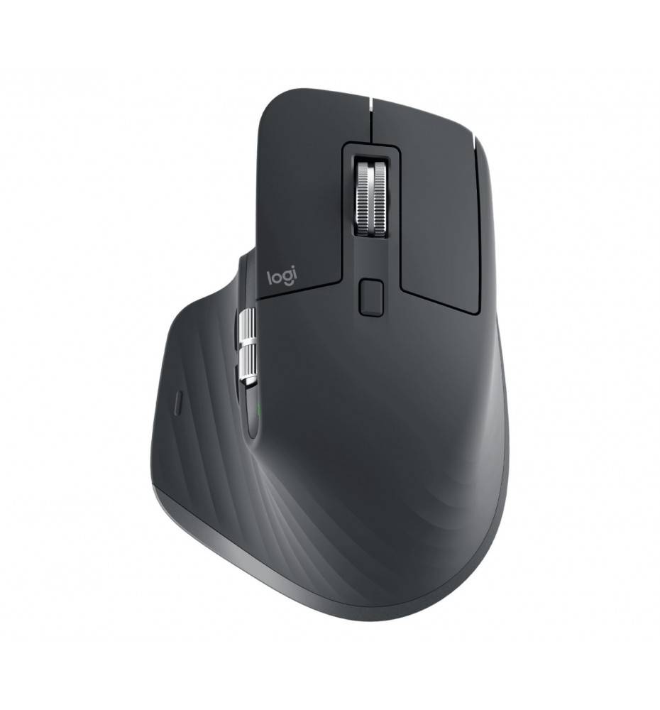 Logitech MX Master 3s - Wireless Mouse - Bluetooth - Silent - Graphite - Horizontal scroll wheel - Logi Bolt Receiver