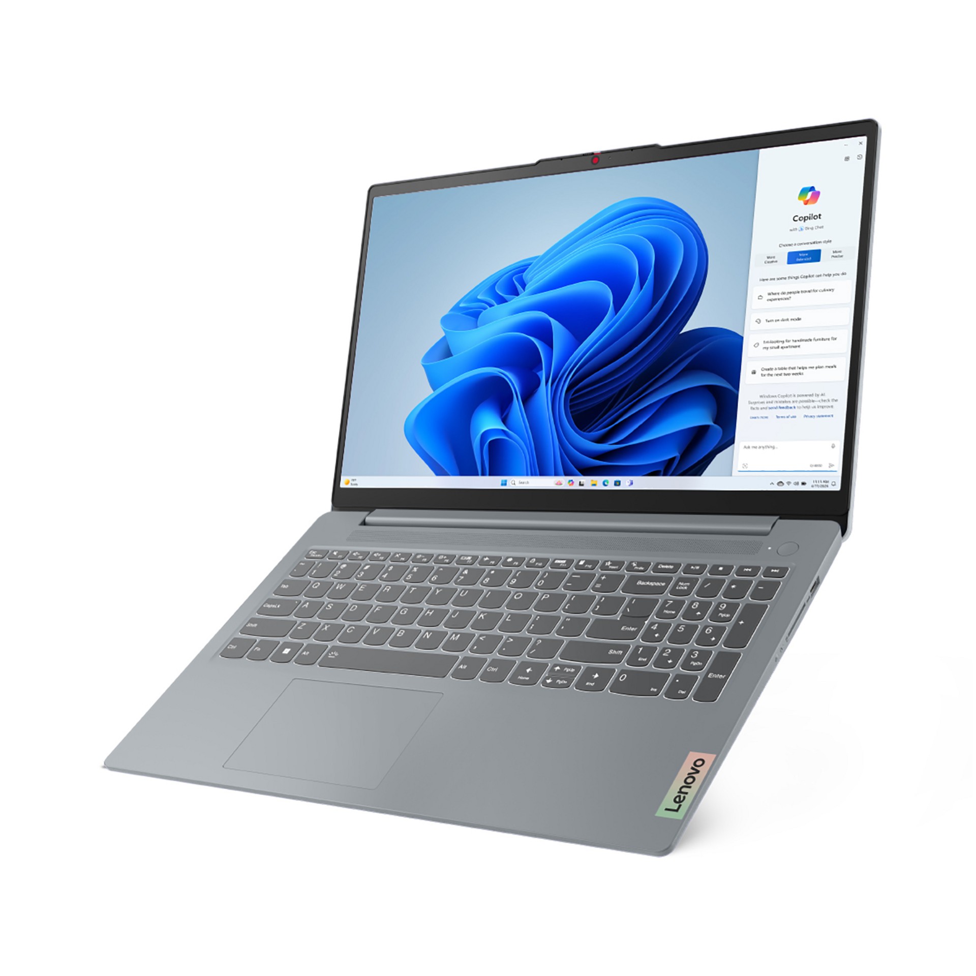 Lenovo IdeaPad Slim3 15ABR8 / 15.6 / FHD 1920x800 / Blue / Ryzen7_7730U / 16GB Soldered DDR4-3200 (Not Upgradeable) / 512GB SSD M.2 2242 Only / Win11 Home / 1YRCI