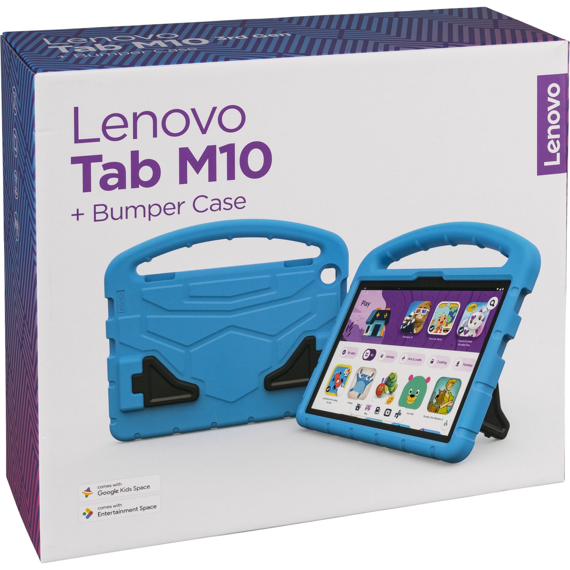 TB311XU / Lenovo Tab / Grey / 10.1'' / WUXGA 1920x1200 / Touch / MediaTek® G85 OC 2.0GHz / 4GB / 64GB / 4G-LTE / Voice Call / Android 14/15/16 / 1YRCI / Bumper Case+Stylus