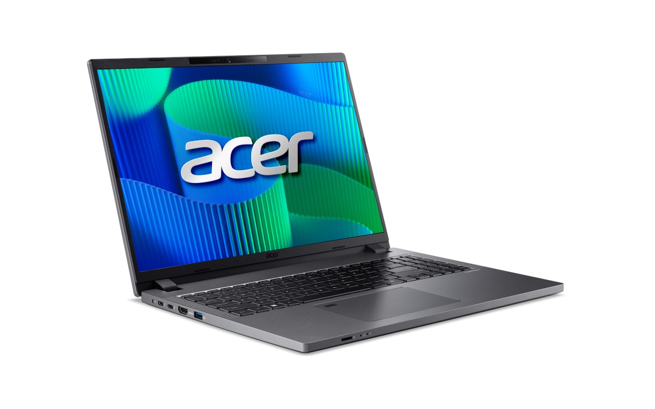 Acer TravelMate TMP216-51-G2-TCO-58T0 16"WUXGA SlimBezel IPS Intel Core 5 Processor 120U LTE 16 GB DDR5 Memory (1 x extra DIMM slot) 1024GB PCIe nVMe SSD Micro SD card reader WIFI6E+BT Acer PBA FPR FHD IR camera 53Wh Li-ion battery 65W TypeC adapter Win11