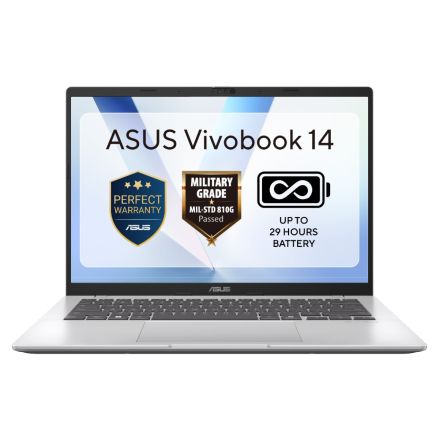 ASUS VIVOBOOK 14 / 14.0-inch WUXGA (1920 x 1200) 16:10 / Intel® Core™ Ultra 5 Processor 225H 1.7 GHz (18MB Cache  up to 4.9 GHz  14 cores  16 Threads)/ Intel® AI Boost NPU up to 13 / DDR5 16GB (16GB DDR5 on board + 1x DDR5 SO-DIMM slot) / 512GB M.2 NVMe™ 