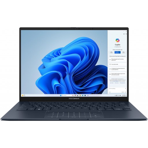 ASUS ZENBOOK / 14.0-inch 3K (2880 x 1800) OLED 16:10 Touch screen / Intel® Core™ Ultra 9 Processor 285H 2.9 GHz (24MB Cache  up to 5.4 GHz  16 cores  16 Threads)/ Intel® AI Boost NPU up to 13 / 32GB LPDDR5X on board (Non-Upgradable) / 1TB M.2 NVMe™ PCIe® 