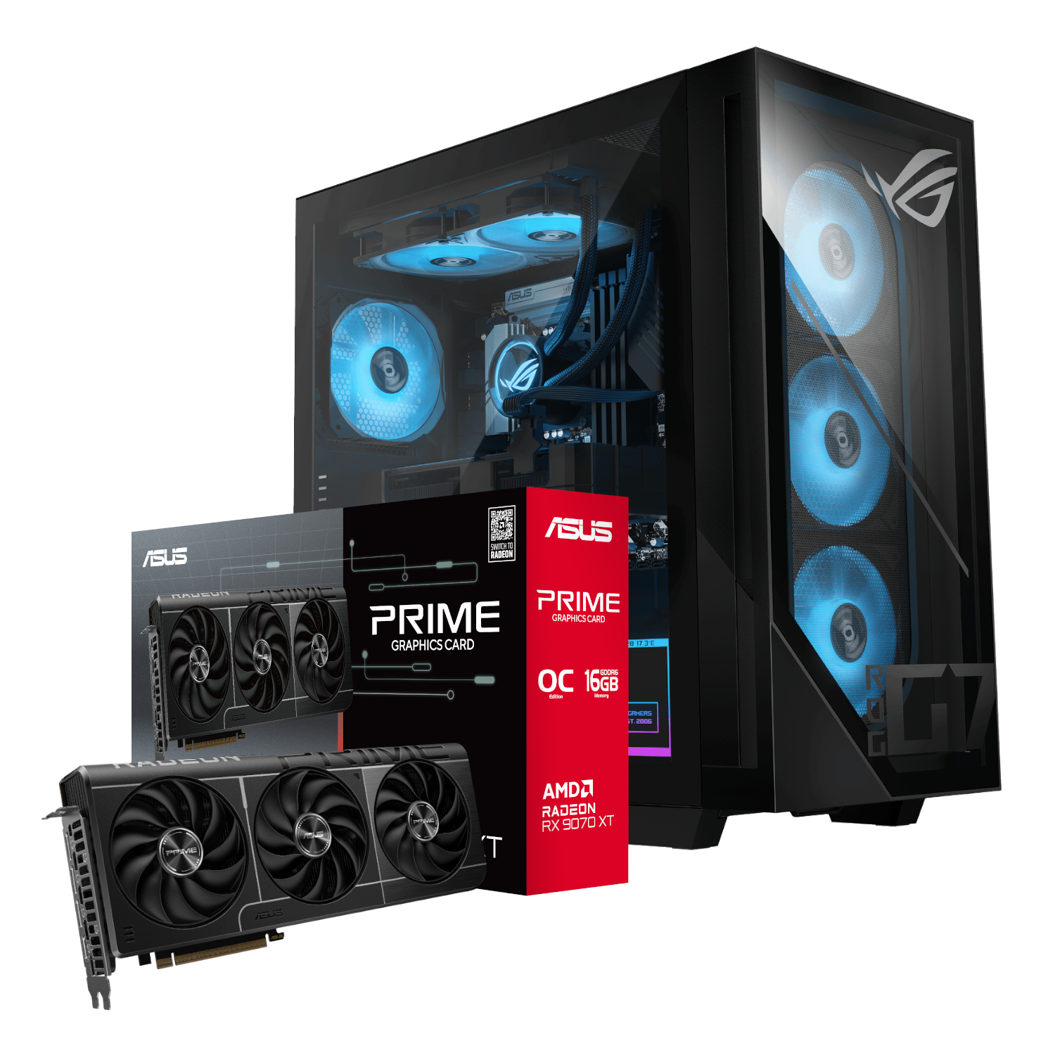Asus ROG G700 Intel® Core™ Ultra 5 Windows 11 Home PC (RX 9070 XT PRIME | 16GB DDR5 | 1TB NVMe)