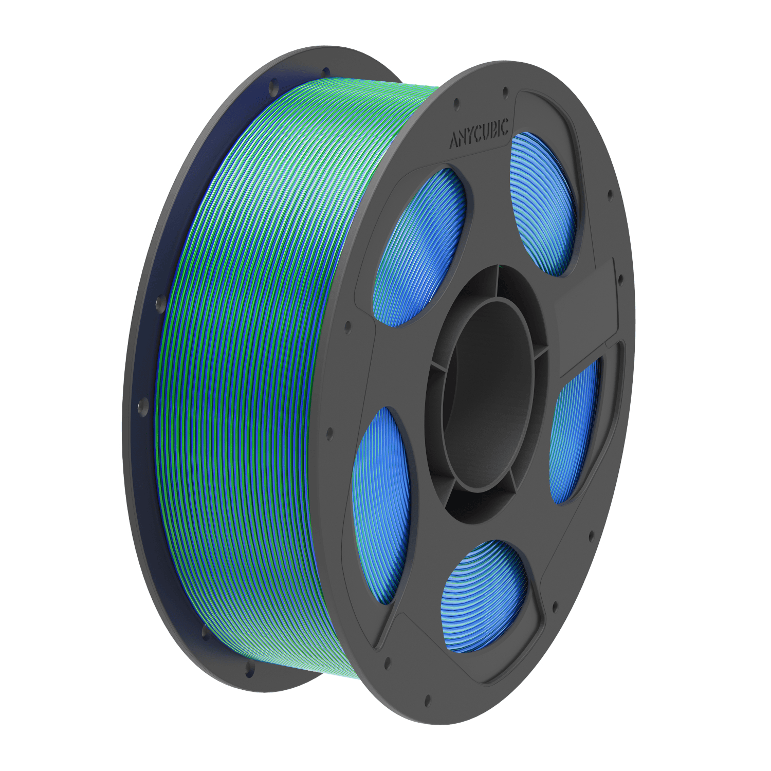 Anycubic PLA Silk Dual Filament 1kg – Blue/Green