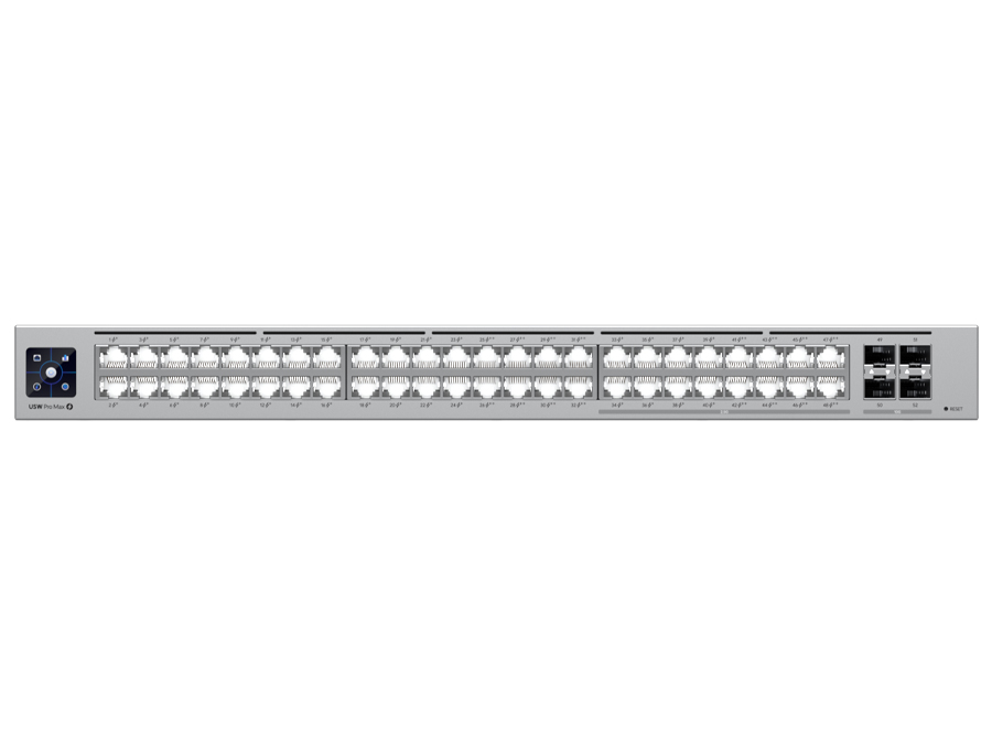 Ubiquiti UniFi Pro Max Switch 48 with 32PoE 16x 2.5Gbps PoE++ 720W | USW-Pro-Max-48-PoE