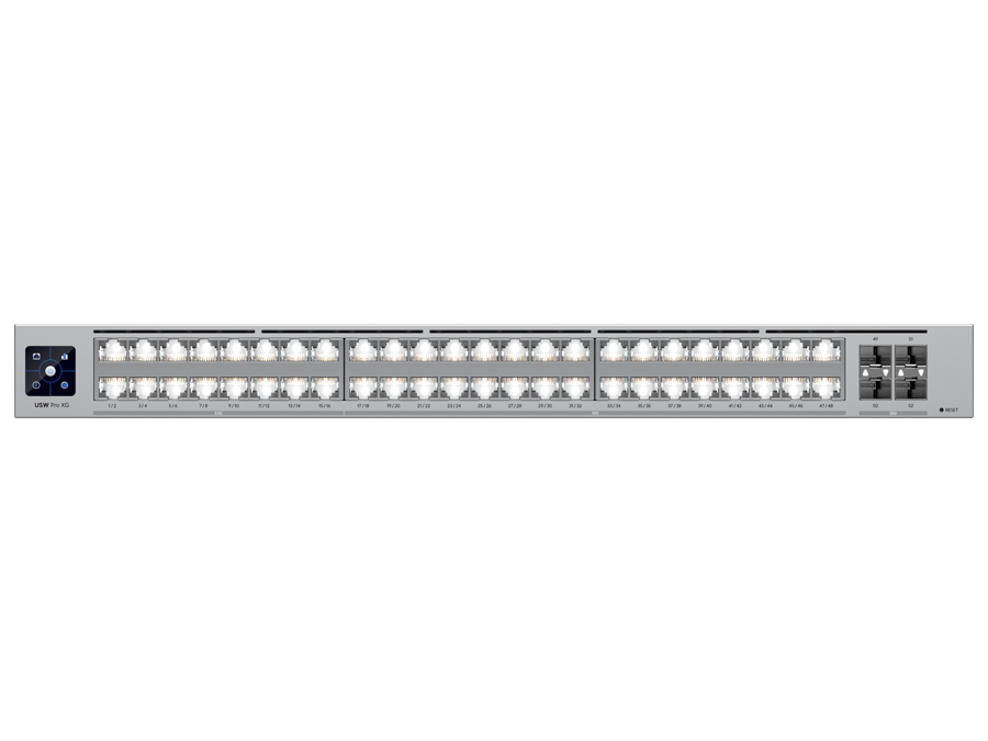 Ubiquiti UniFi Pro XG Switch 32 Port 10Gbps 16 x 2.5Gbps 2SFP28 | USW-Pro-XG-48