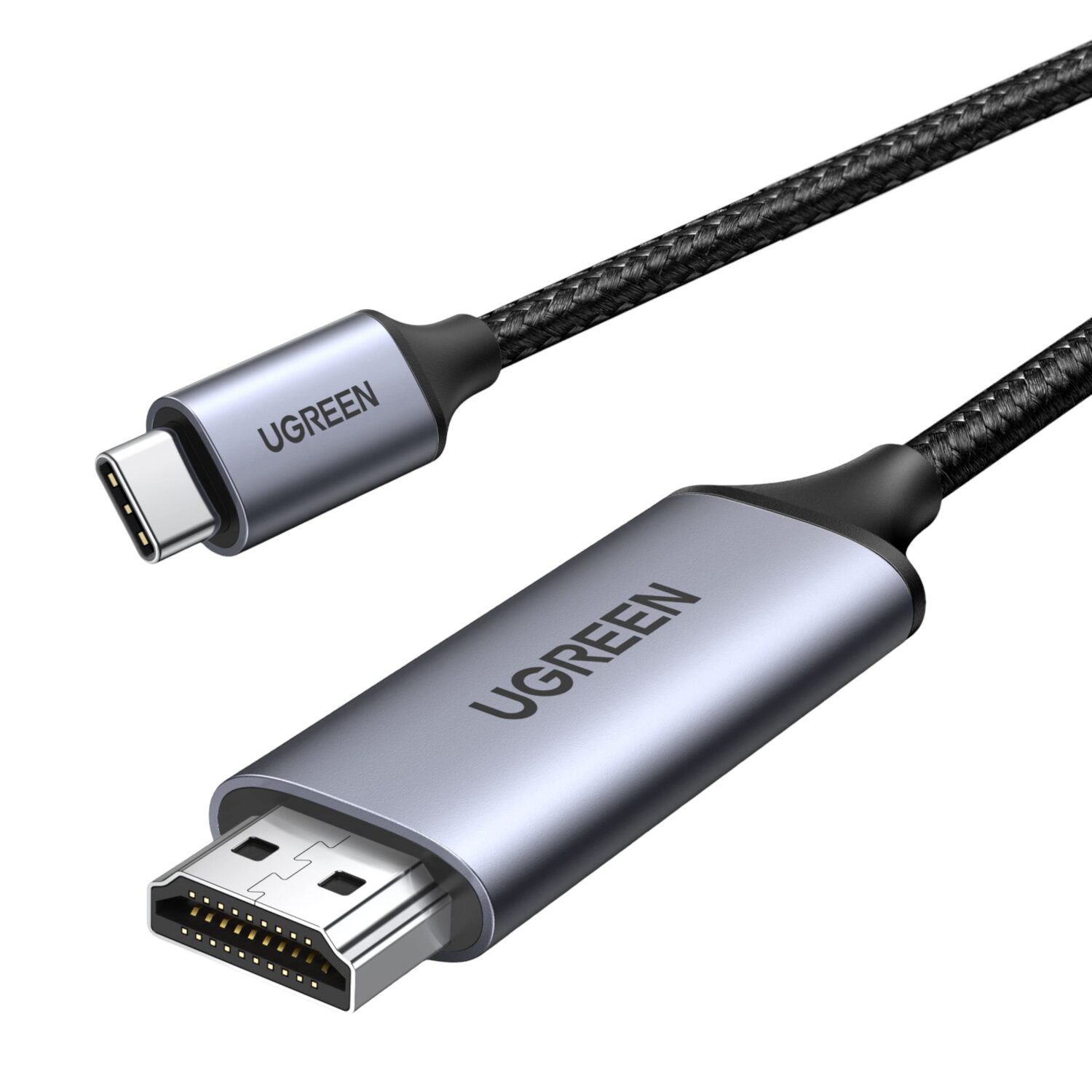 UGREEN USB-C to HDMI Male to Male Cable Aluminum Shell 1.5m (Gray Black)