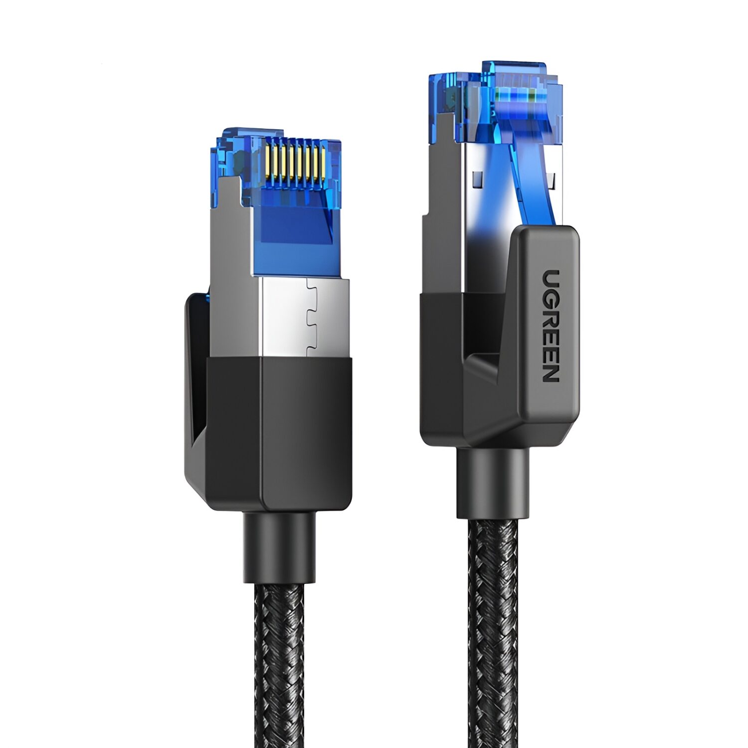 UGREEN CAT8 Shielded Round Braided Cable Modular Plugs 2m