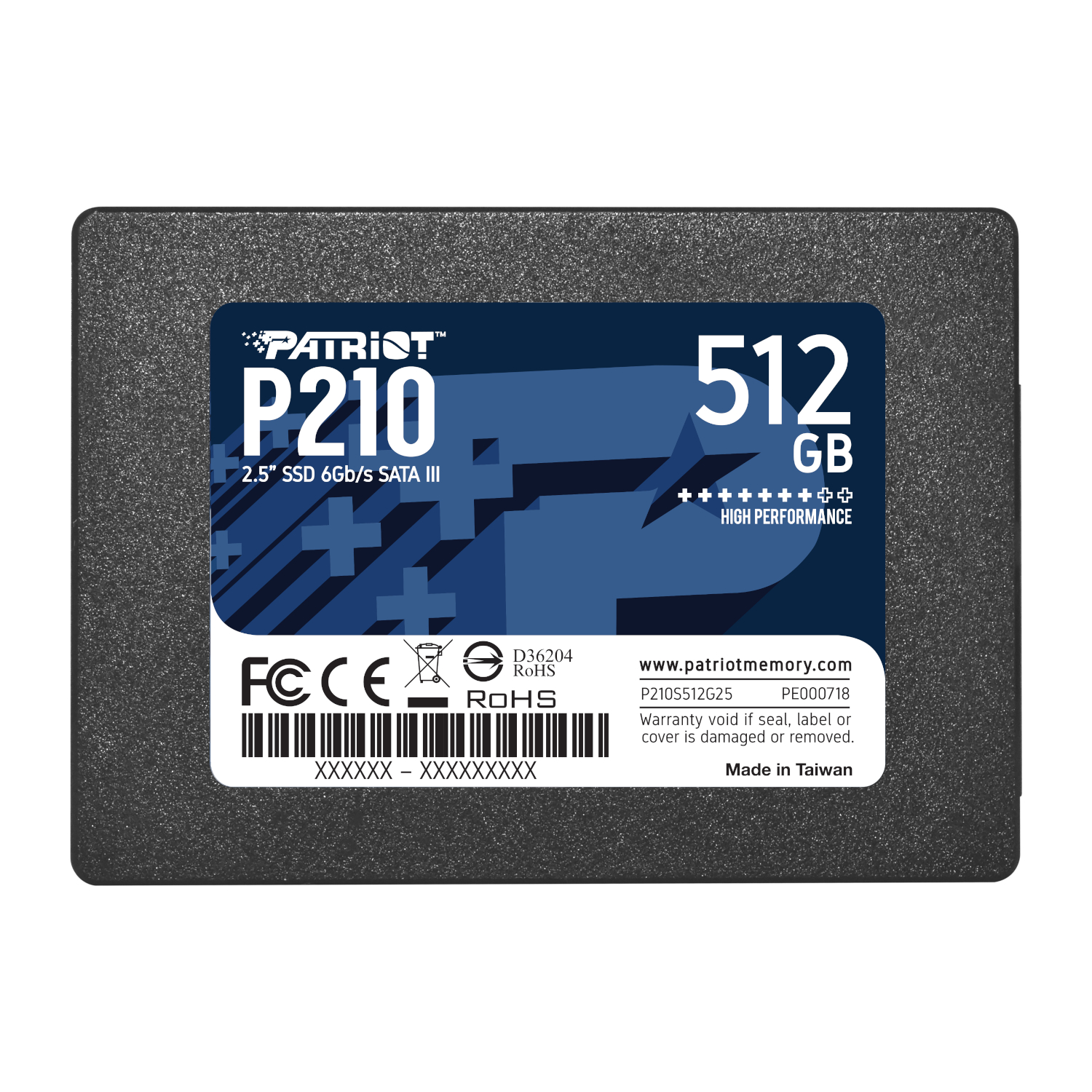 Patriot P210 512GB 2.5" SSD