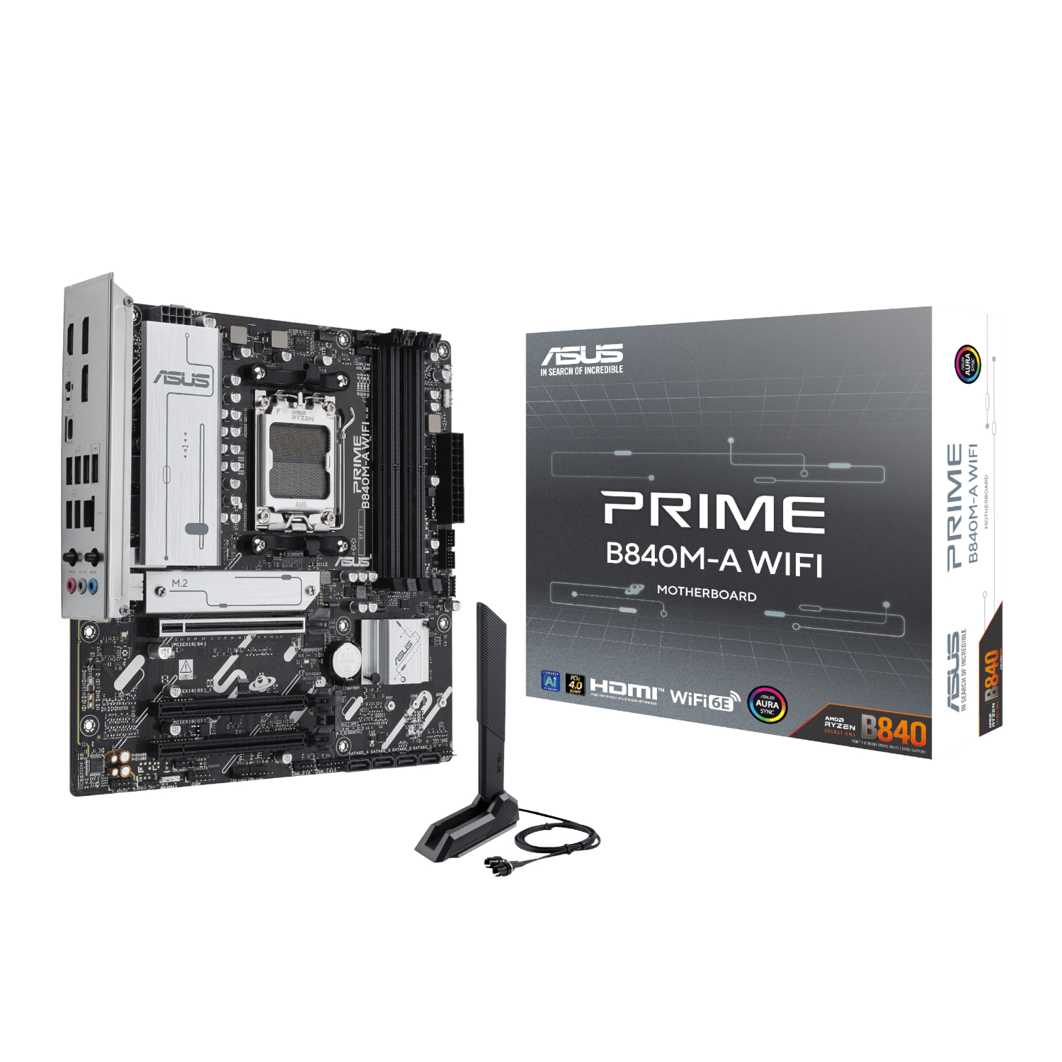 ASUS PRIME B840-A WIFI AM5 M-ATX Gaming Motherboard