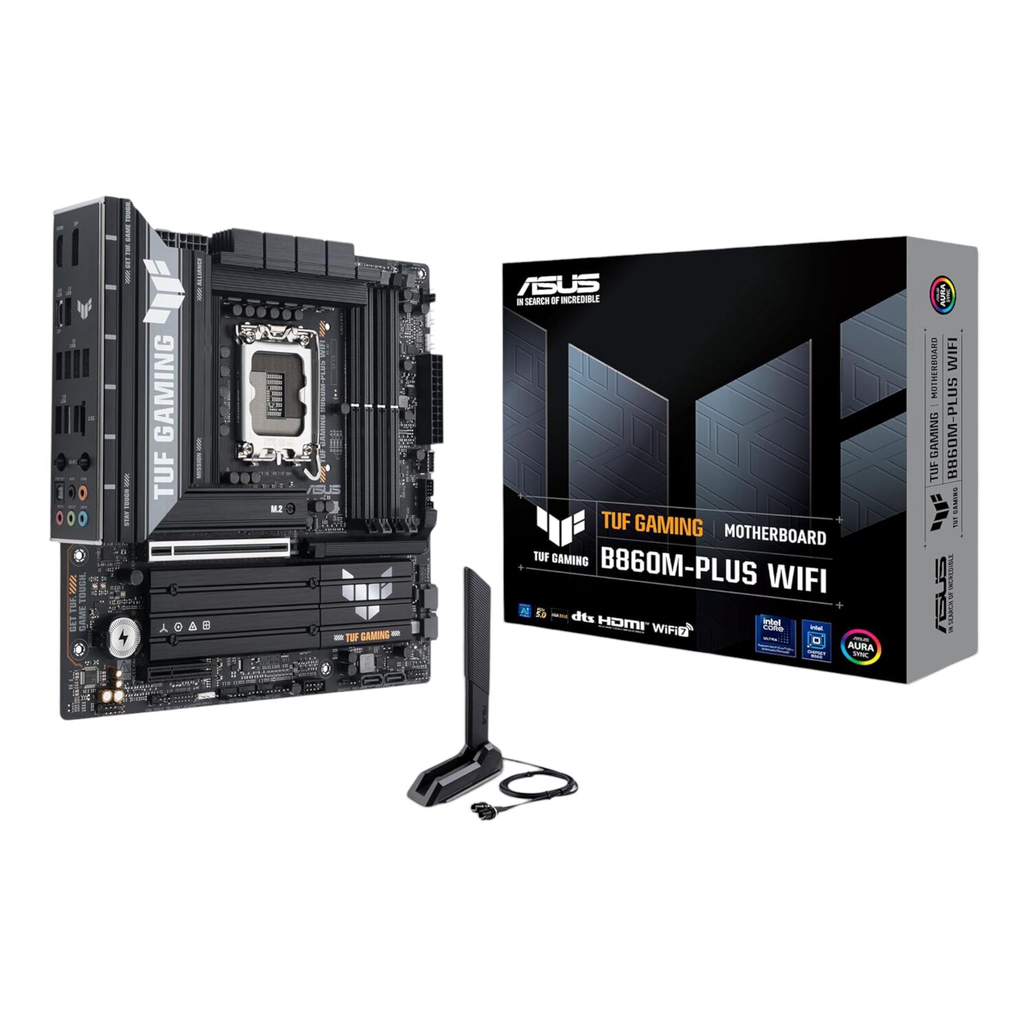 ASUS TUF Gaming B860M Plus WIFI LGA 1851 M-ATX Gaming Motherboard