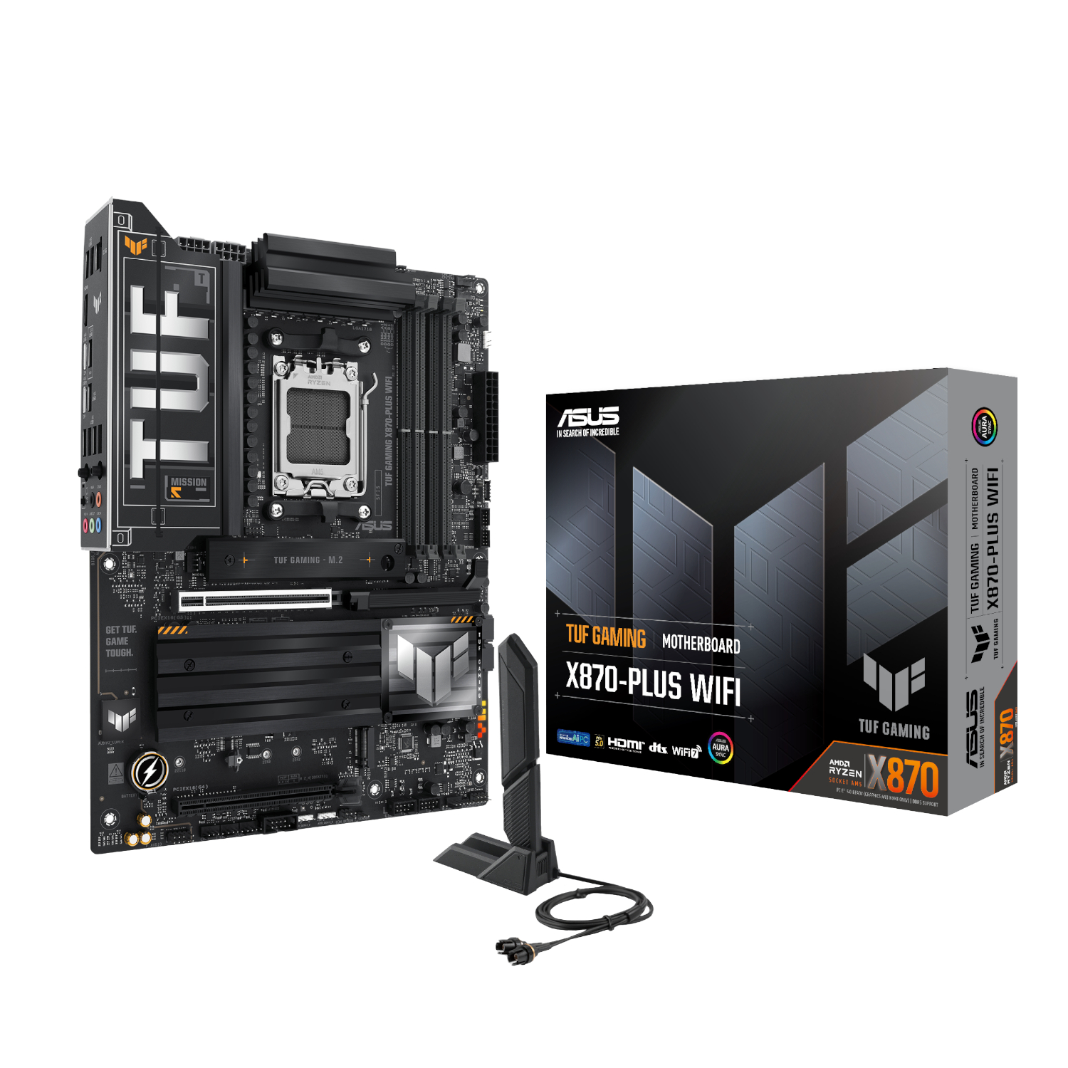 ASUS TUF Gaming X870 Plus WiFi AM5 ATX Gaming Motherboard