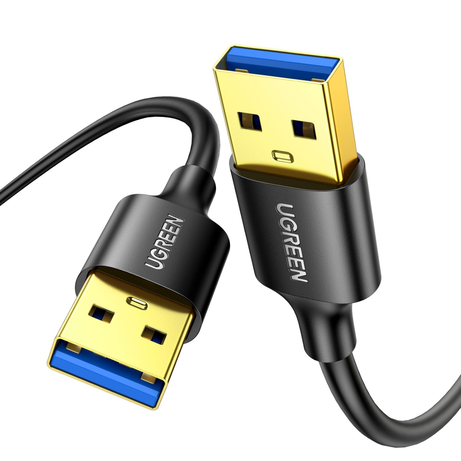 UGREEN USB-A 3.0 Male to Male Cable 1m (Black)