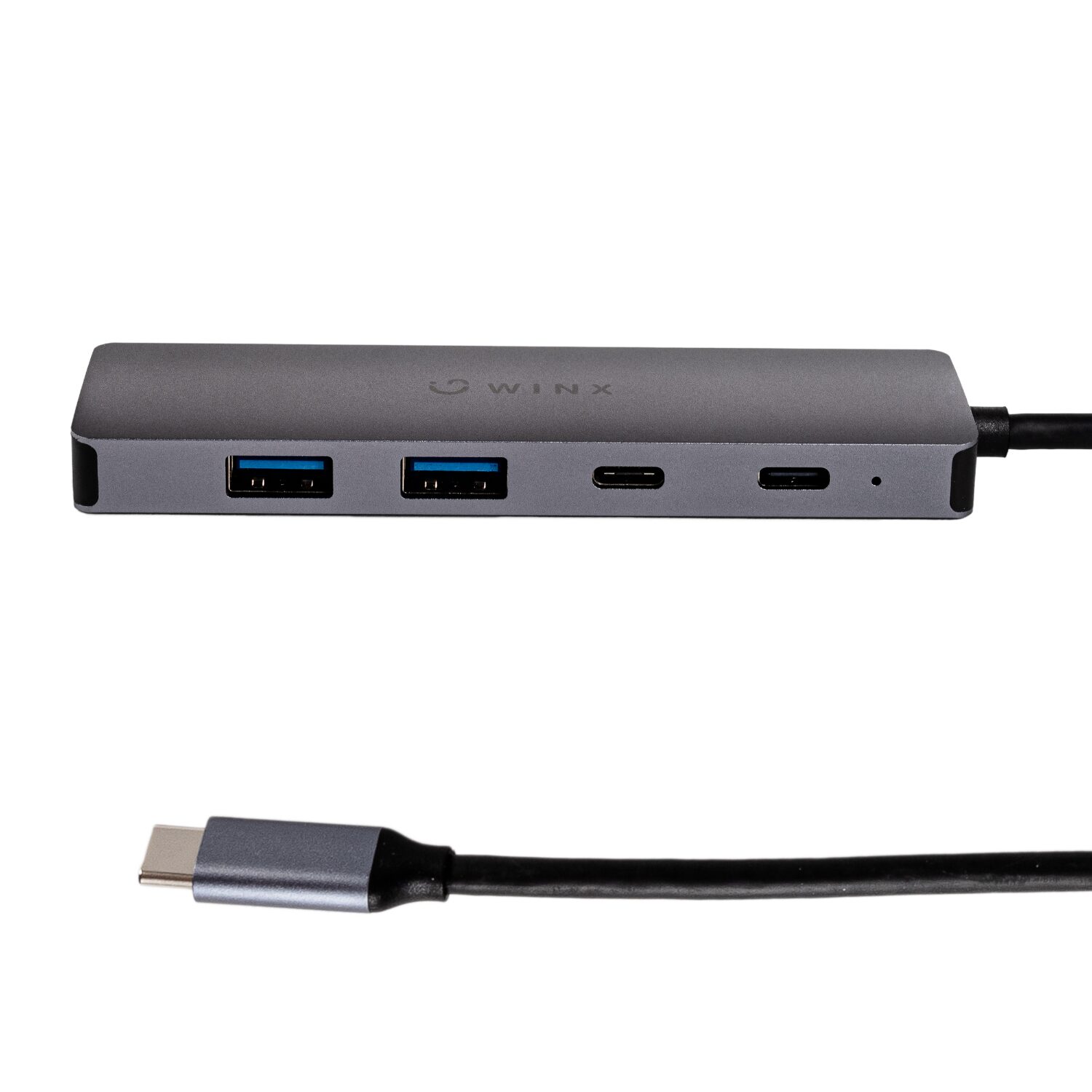 WINX CONNECT Essential 5-IN-1 Type-C Hub | 1X 4K60HZ HDMI | 2X USB3.0 |1X PD100W | 1X TYPE-C HUB